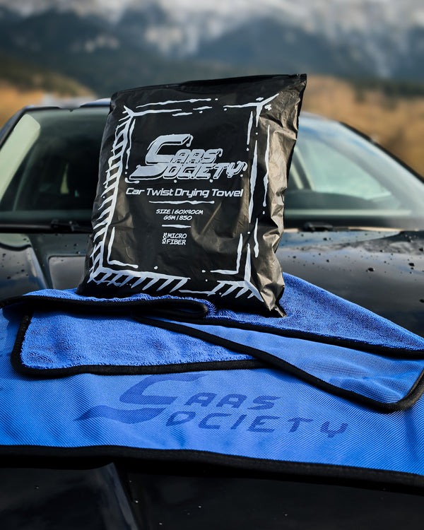 Cars Society Microfiber Drying Towel 60x90cm